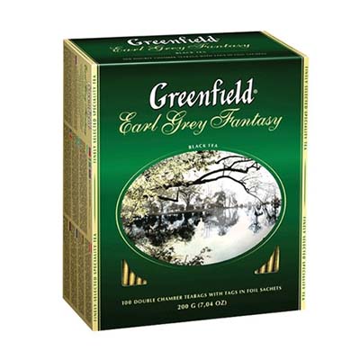 Чай пакетированный Greenfield Earl Grey Fantasy 100 х 2 г